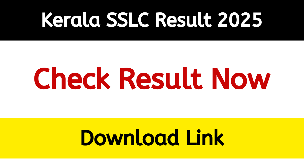 Kerala SSLC Result 2025